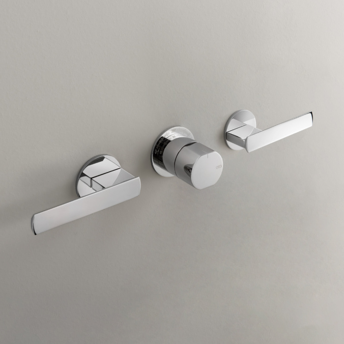 Настенный термостатический смеситель для душа с двумя запорными вентилями AYL56, Cea Design