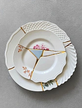 Десертная тарелка Kintsugi, Seletti