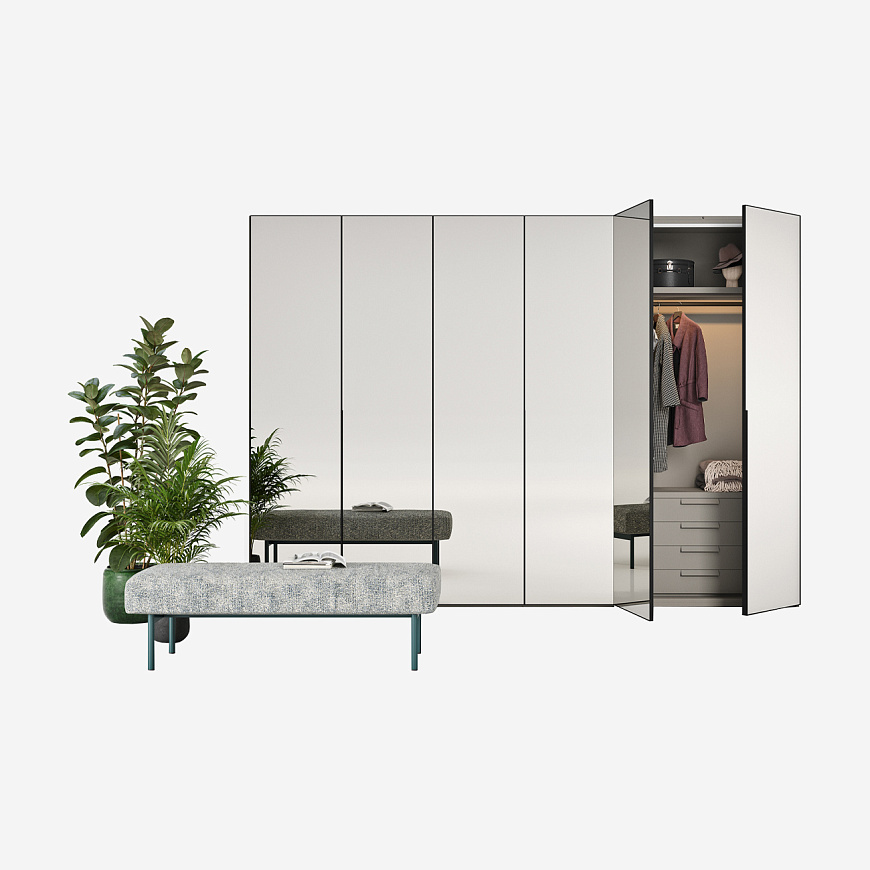 Шкаф Crystal, Novamobili