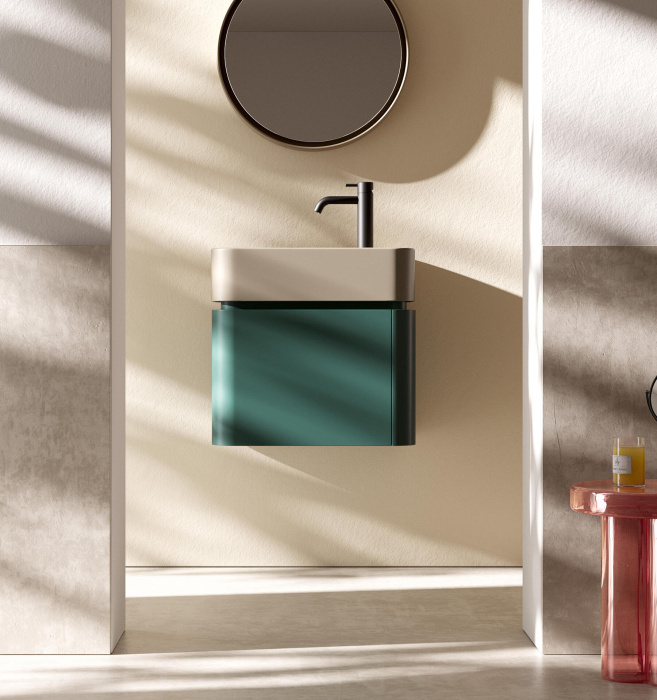 Накладная раковина без перелива Mini Living Rettangolare Washbasin, NIC Design