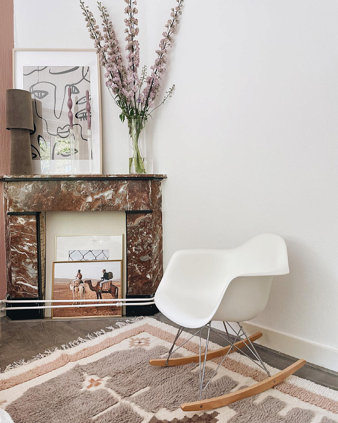 Кресло-качалка Eames Plastic Armchair RE RAR, Vitra