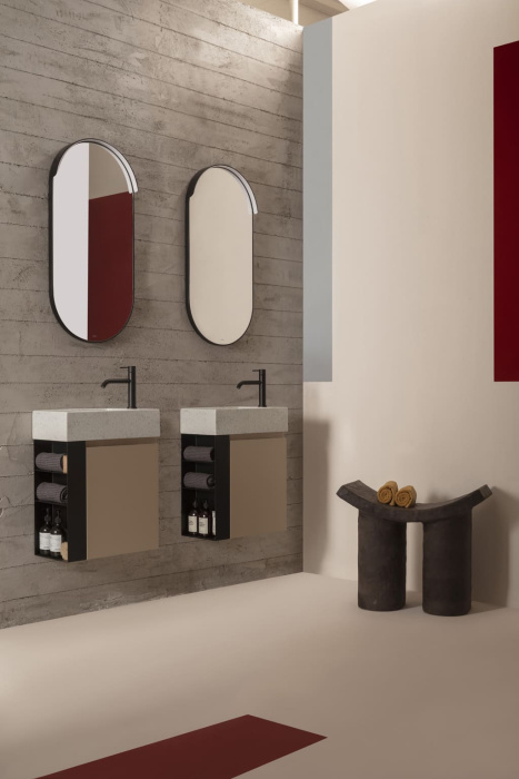 Настенное зеркало Opi овальное, Ceramica Globo