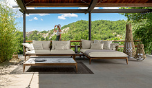 Уличный модульный диван Cruise Teak, Talenti