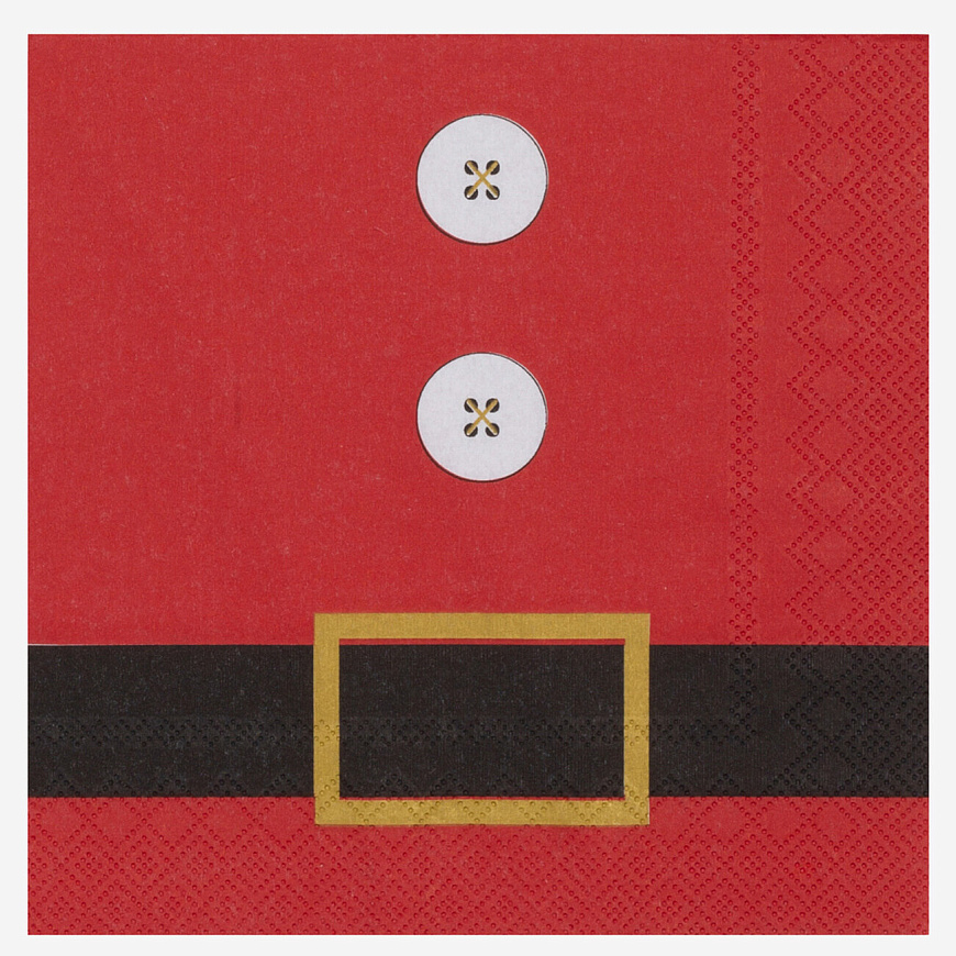 Набор бумажных салфеток Santa Clause, 33x33 cm, Räder