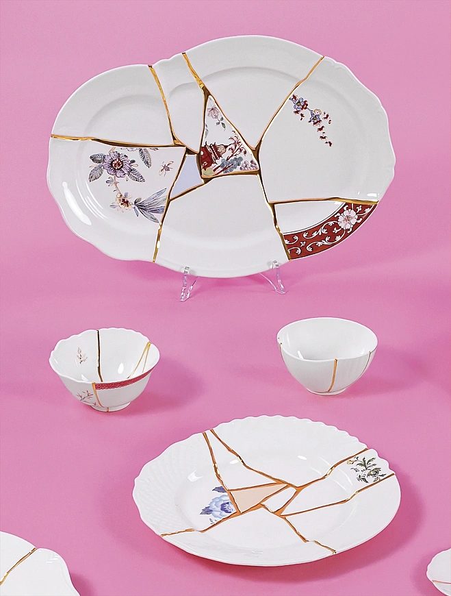 Блюдо Kintsugi, Seletti