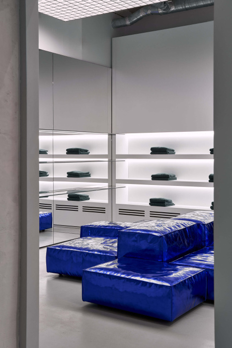 Диван модульный Extrasoft в отделке Specchio, Living Divani