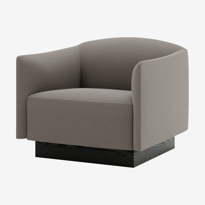 Кресло Shore Lounge Chair Plinth, New Works