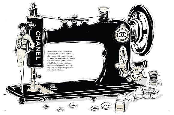 Книга Coco Chanel: The Illustrated World of a Fashion Icon, 