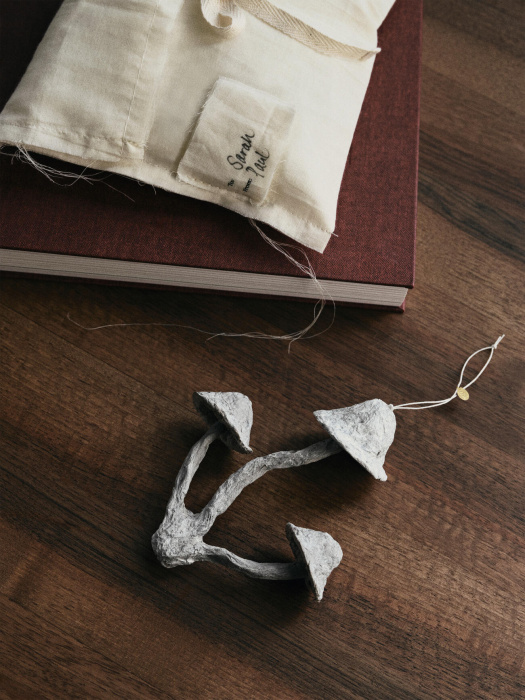 Ёлочная игрушка Mushroom Ornament — 3 Caps, Ferm Living