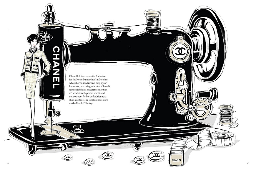 Книга Coco Chanel: The Illustrated World of a Fashion Icon, 