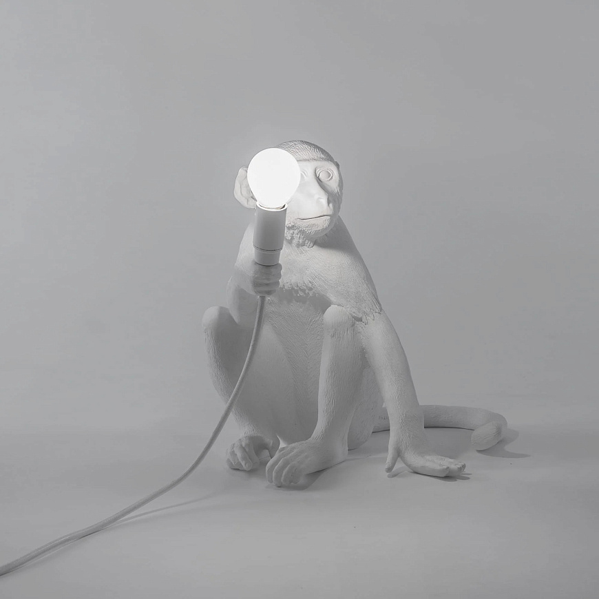 Настольная лампа Monkey Lamp Sitting, Seletti