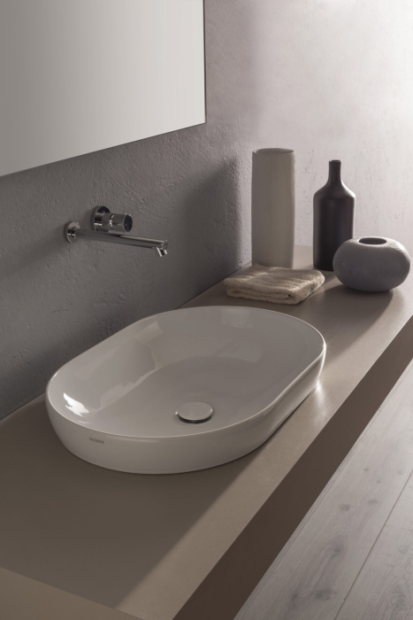 Полувстраиваемая раковина T-Edge I Piani, Ceramica Globo