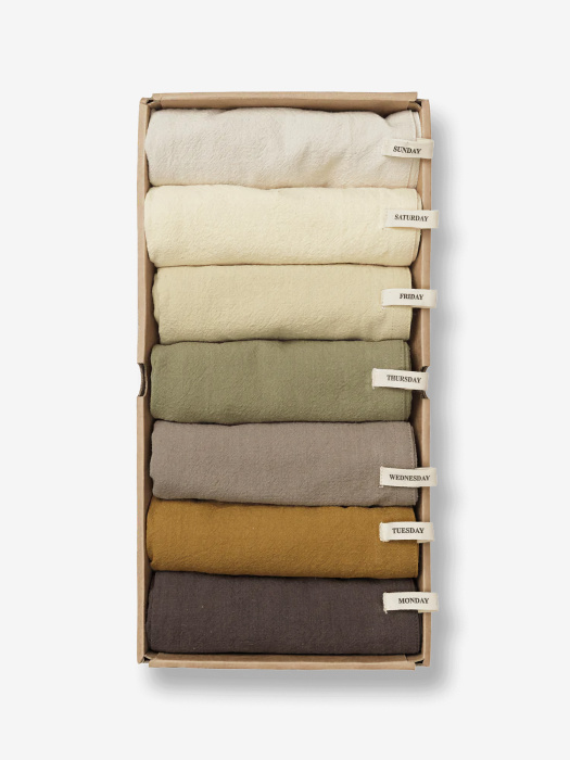 Набор из 7-ми полотенец Day Tea Towel — Set of 7, Ferm Living