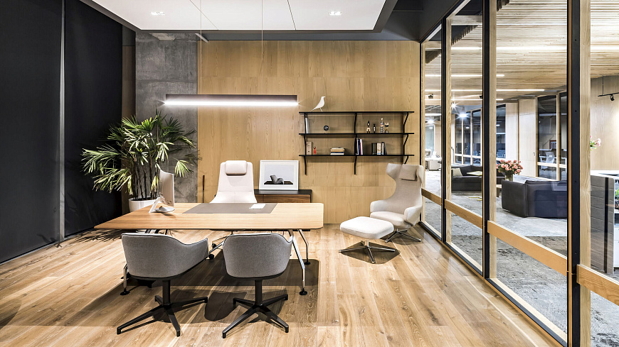 Кресло и пуф Grand Repos & Ottoman, Vitra