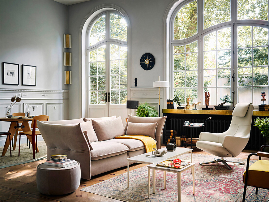 Настенные часы Petal Clock, Vitra