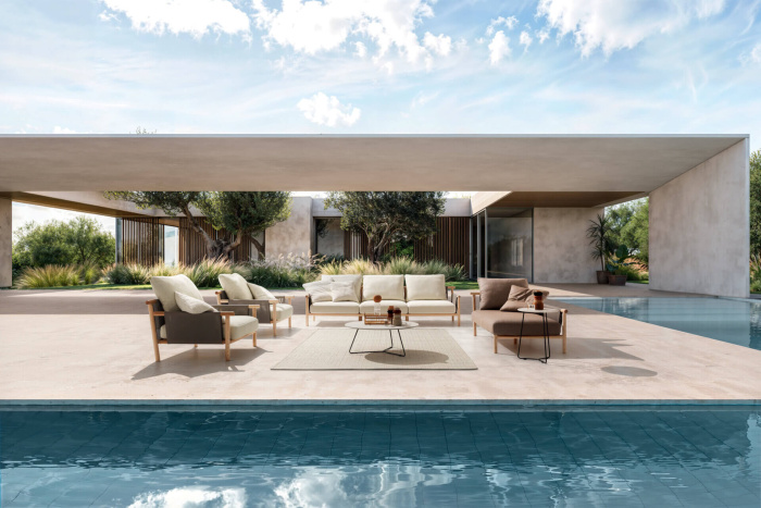 Уличный диван Isamu Outdoor, Ditre Italia