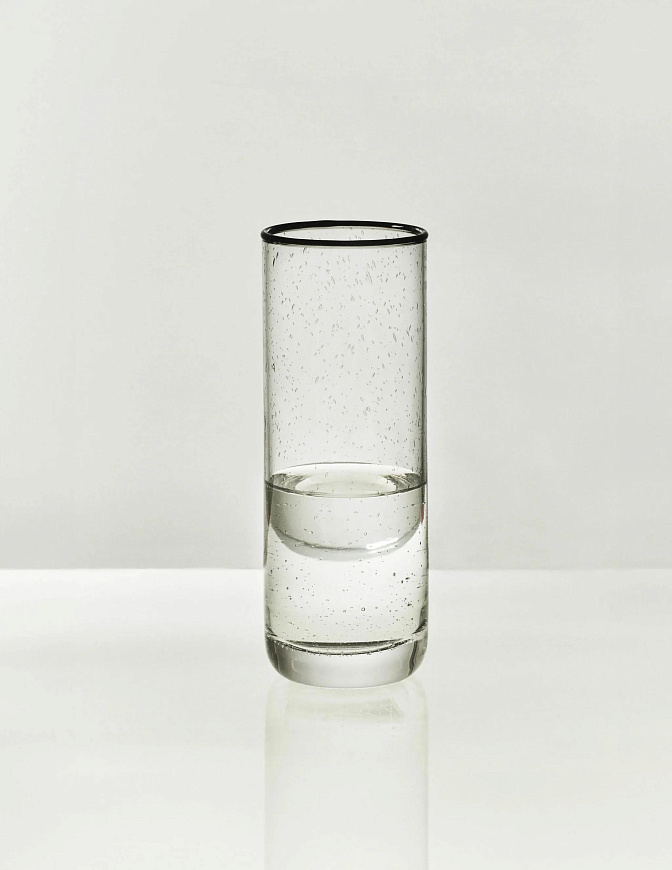 Стакан S.R. Bubble Glass Back Rim, Drinking Tall, 