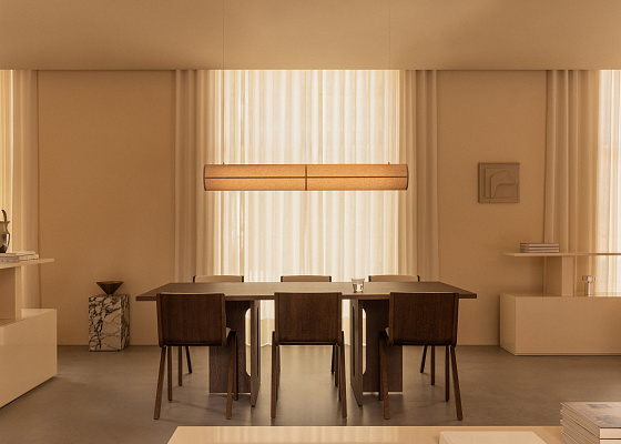 Подвесной светильник Hashira Linear Pendant Lamp 