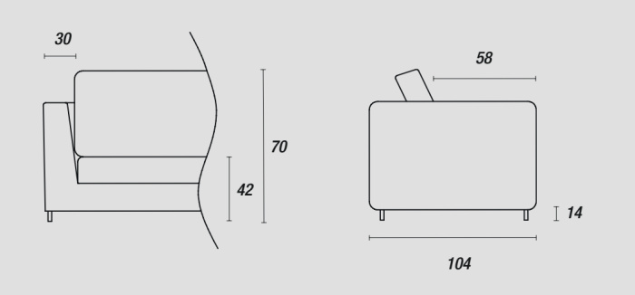Диван St. Germain, Ditre Italia