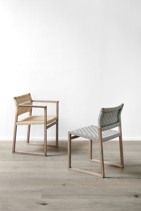 Стул BM61 Chair Linen Webbing, Fredericia