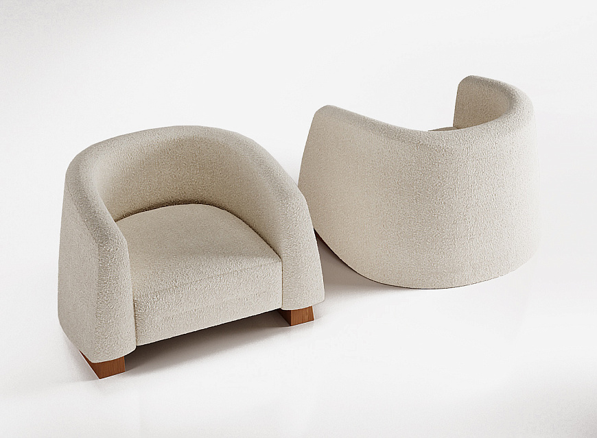 Кресло Komo Armchair, MODÉNATURE