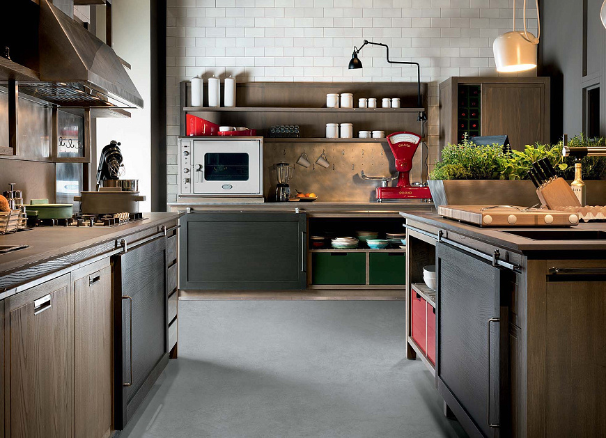 Кухня Industrial Chic, L'Ottocento