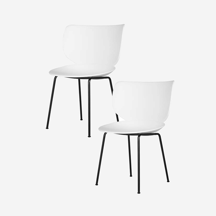 Стул Hana white set of 2, Moooi