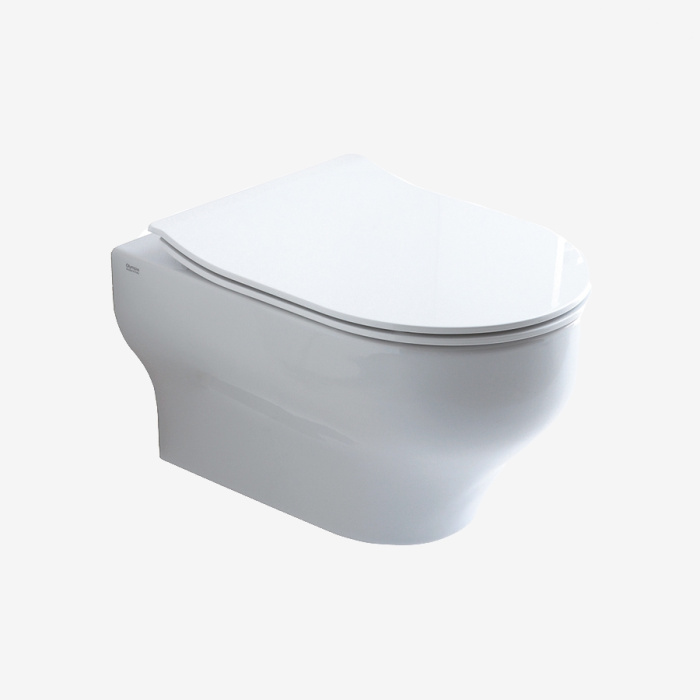 Подвесной унитаз Clear безободковый с сиденьем, Olympia Ceramica