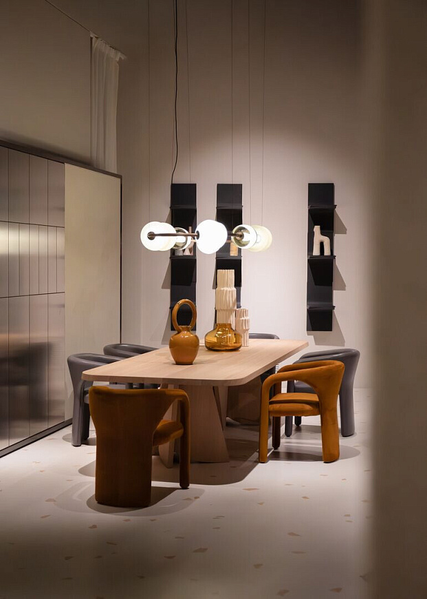 Обеденный стол Zaho Stone / Zaho Wood, Baxter