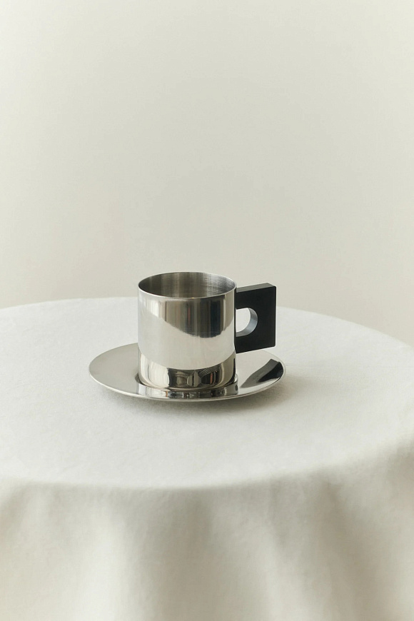 Чашка с блюдцем S. R. Metal Cup&Saucer, Louise Roe