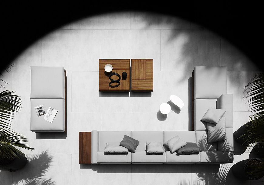 Уличный модульный диван Kasbah, Living Divani