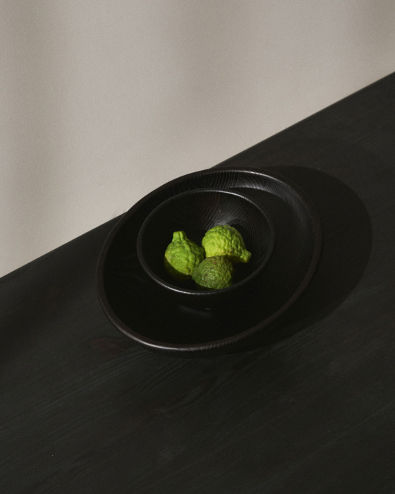 Глубокая чаша Bowl XS Black Wood Out of Lines, Serax