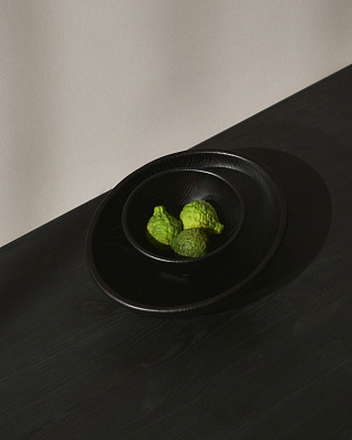 Глубокая чаша Bowl XS Black Wood Out of Lines 