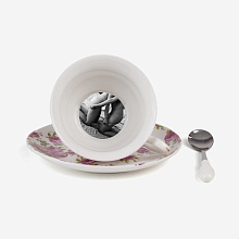 Чашка с блюдцем и ложкой Teacup Tarin – Vesta, Seletti