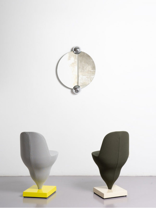 Настенное зеркало Sphera Solstice mirror, Moustache