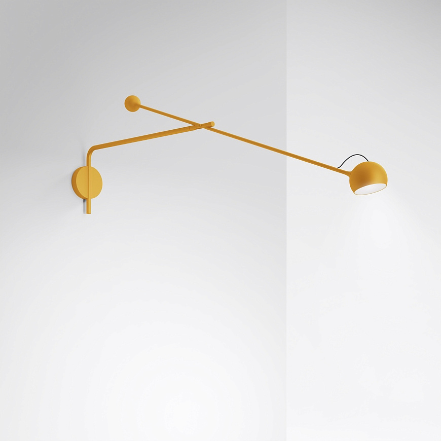 Настенный светильник Ixa Arm Yellow, Artemide