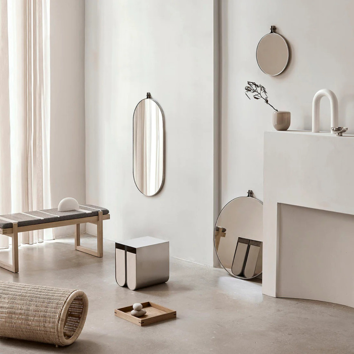 Настенное зеркало Dowel Mirror, Kristina Dam Studio