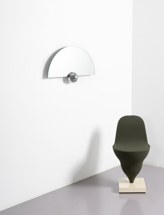 Настенное зеркало Sphera Half Moon mirror, Moustache