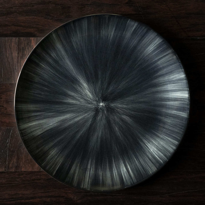 Блюдце Plate, 17.5, Dé Off-White/Black by Ann Demeulemeester, Serax