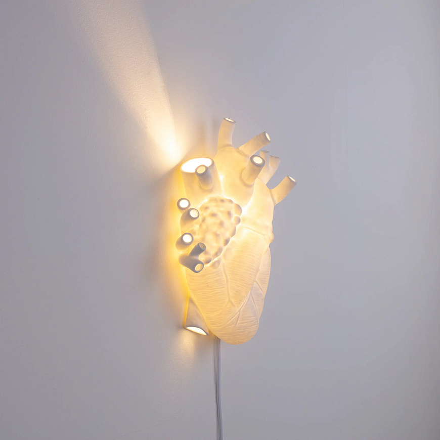 Настенный светильник Heart Lamp, Seletti