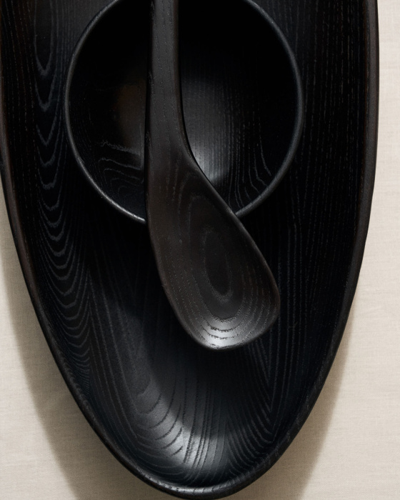 Чаша Bowl L Black Wood Out of Lines, Serax