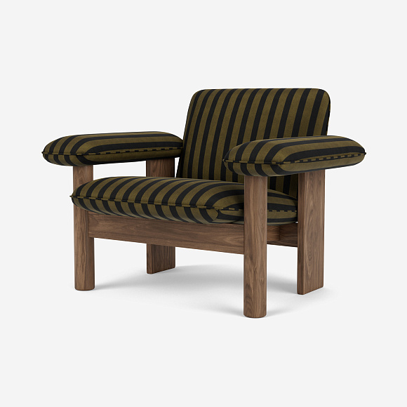 Кресло Brasilia Lounge Chair, Low Back, Textile, Audo Copenhagen (ex. Menu)