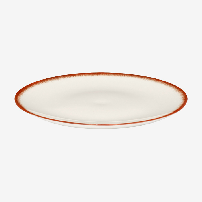 Тарелка Plate, 28, Dé Off-White/Red by Ann Demeulemeester, Serax