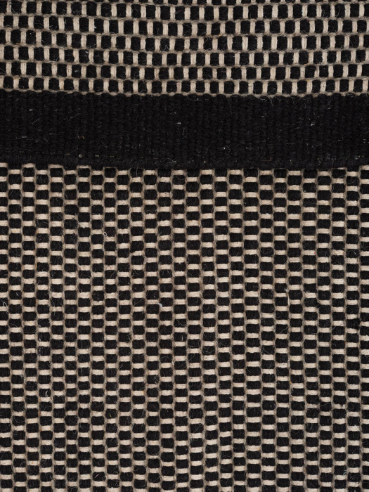 Ковёр ручного плетения Asko Black, Linie Design