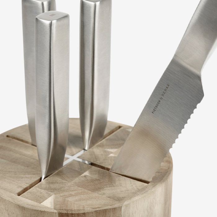 Набор ножей Knife Set With Wooden Knife Block Base, Serax