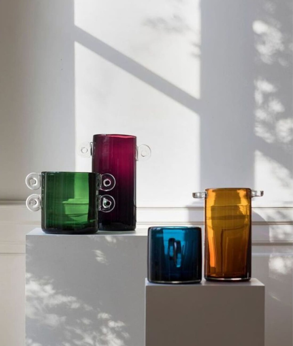 Ваза Vase Wind & Fire Dark Green by Marie Michielssen, Serax