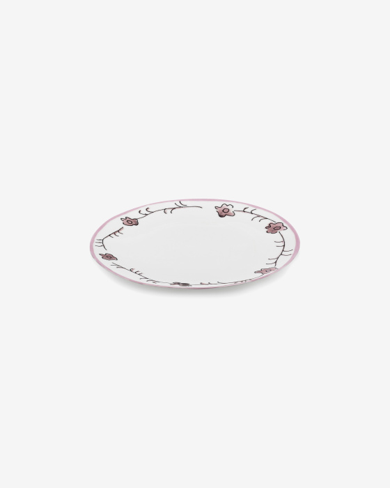 Набор из 2-х тарелок Plate Dark Viola Midnight Flowers by Marni, Serax