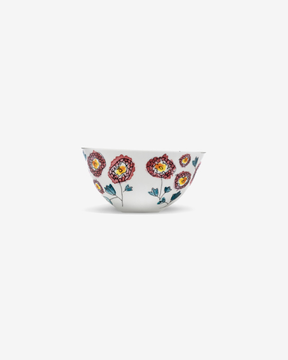 Набор из 2-х глубоких чаш Bowl L Anemone Milk Midnight Flowers by Marni, Serax