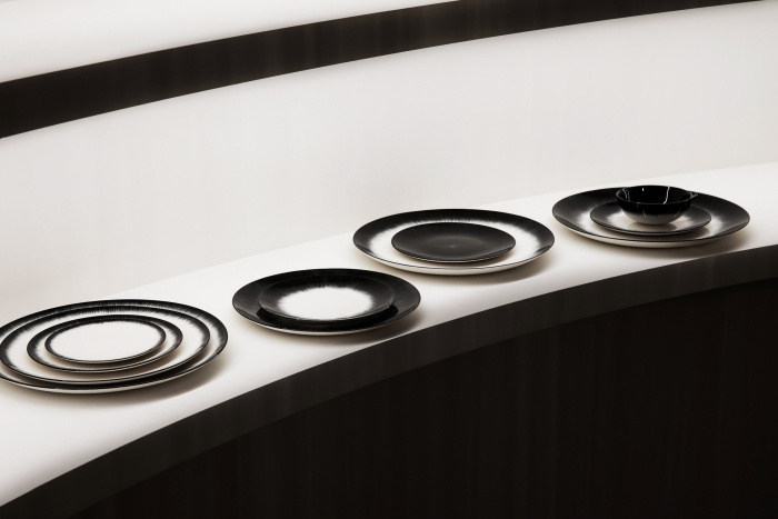 Глубокая тарелка Deep Plate L White/Black Var. C Dè, Serax