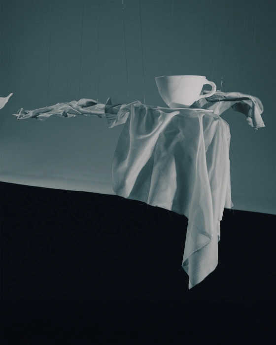 Набор из 2-х чашек с блюдцем Cup With Saucer L White Perfect Imperfection, Serax